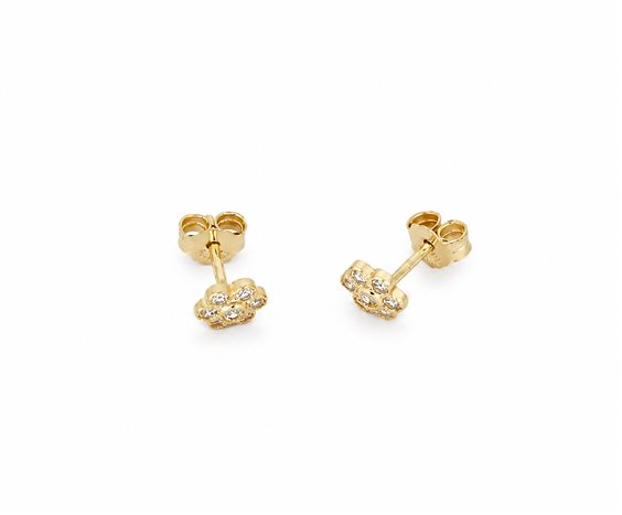 Boucles d'oreilles IGold Enfant in Or jaune Cubic Zirconia OBM2BU0090175 - OBM2BU0090175